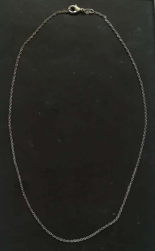 STERLING SILVER CHAIN 450MM 2 GRAMS
