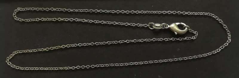 STERLING SILVER CHAIN 450MM 2 GRAMS