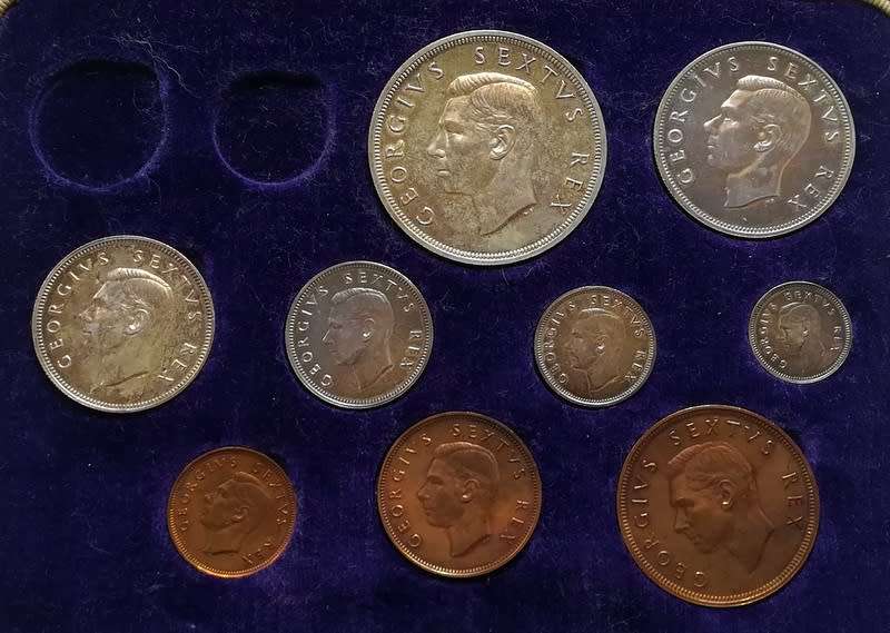 UNION 1952 PROOF SET S A M **NO GOLD**