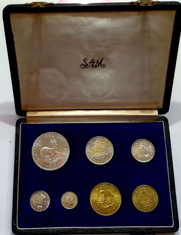 REPUBLIC 1962 PROOF SET S A M