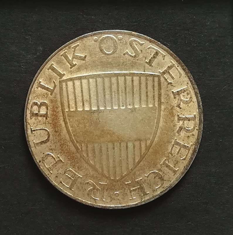 AUSTRIA 1966 SILVER 10 SCHILLING