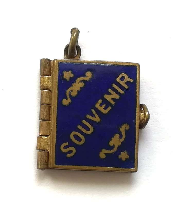 SOUVENIR BOOK PENDANT *DURBAN AND PIETERMARITZBURG* 15X20MM