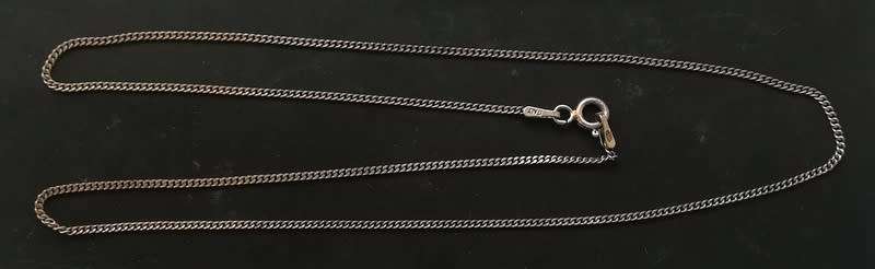 STERLING SILVER ITALY CHAIN 410MM 1.8 GRAMS