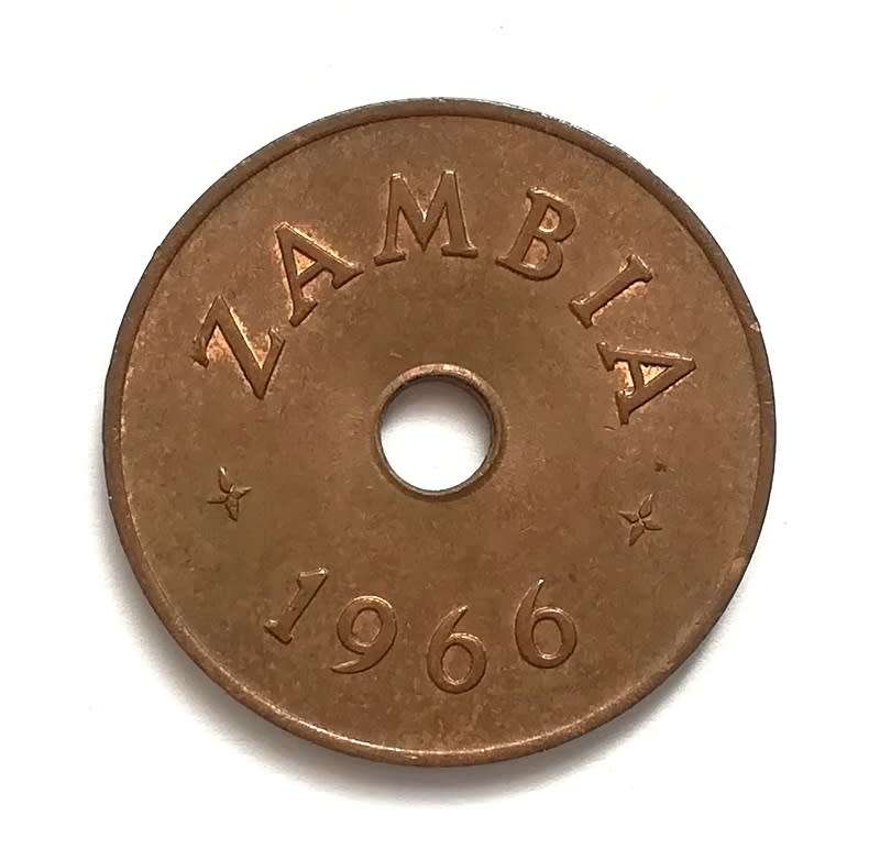 ZAMBIA 1966 PENNY