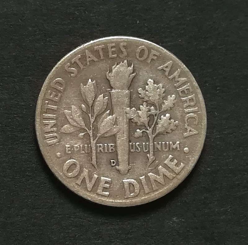 UNITED STATES 1958D SILVER DIME