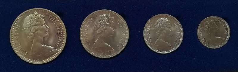 RHODESIA 1965 COIN SET S A M *BOX AND PAPERS*