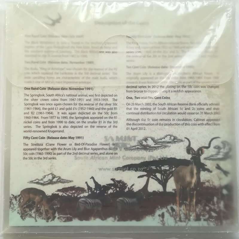 REPUBLIC 2013 UNCIRCULATED COIN SET S A M