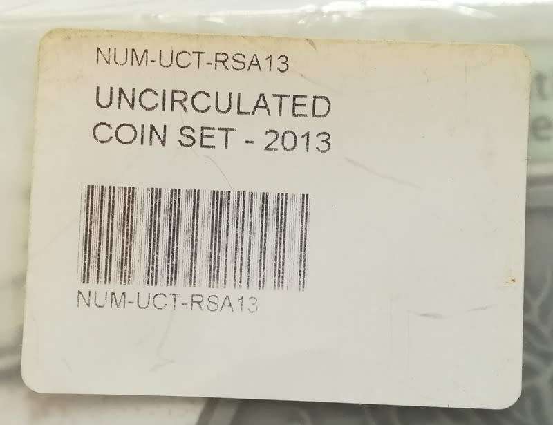 REPUBLIC 2013 UNCIRCULATED COIN SET S A M