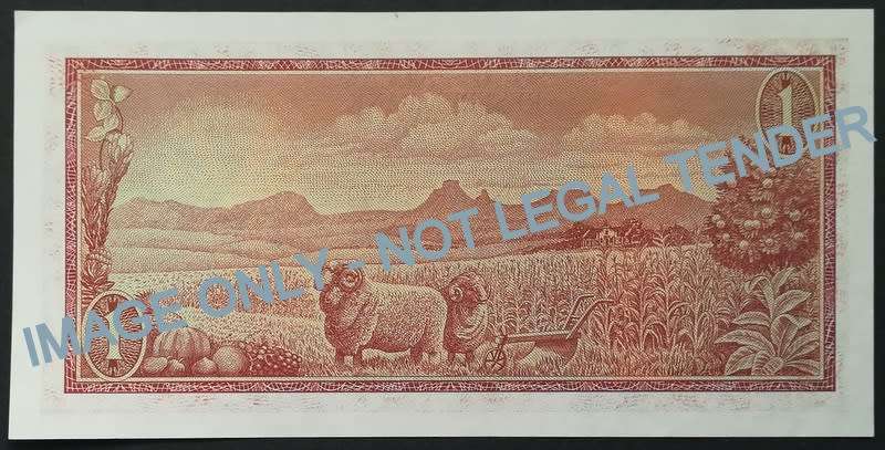 T W DE JONGH 1 RAND 1ST ISSUE 1972 EF