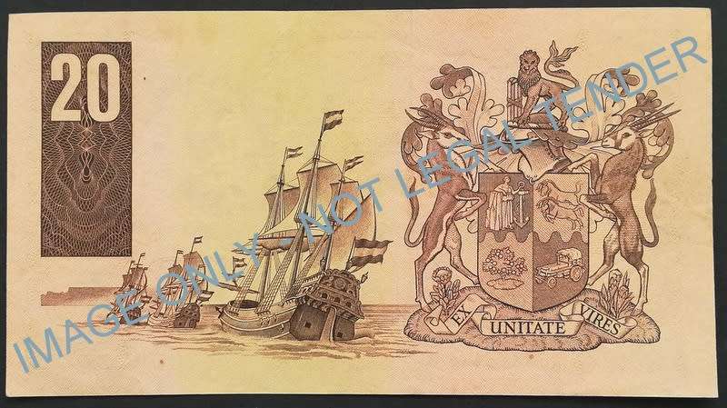 GERHARD DE KOCK 20 RAND 3RD ISSUE 1990