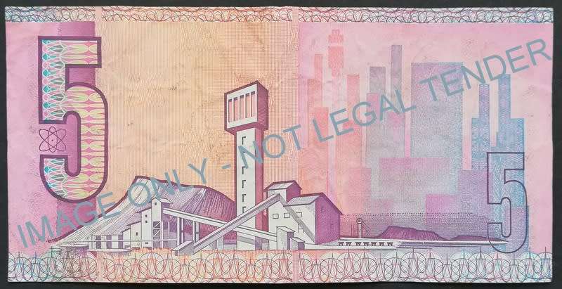 GERHARD DE KOCK 5 RAND 3RD ISSUE *REPLACEMENT NOTE*