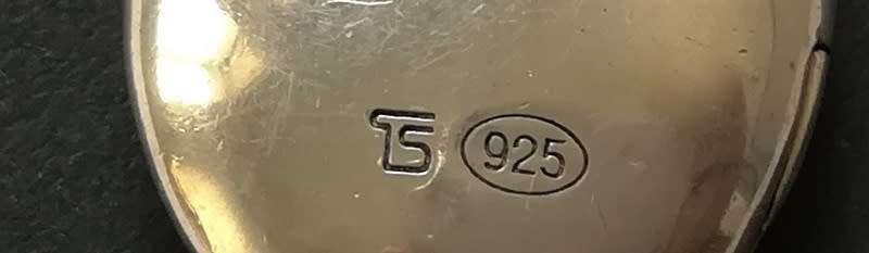 STERLING SILVER *THOMAS SABO* FORGET ME NOT LOCKET/PENDANT 20X60MM 16.1 G