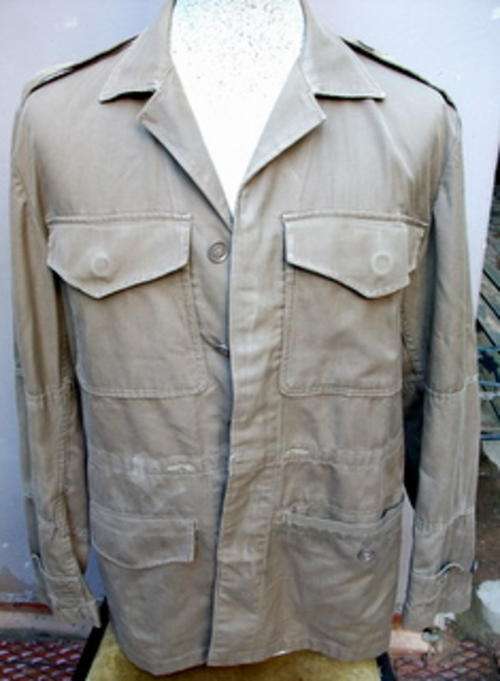 SOUTH AFRICAN ARMY BROWN BUSH JACKET SIZE LARGE