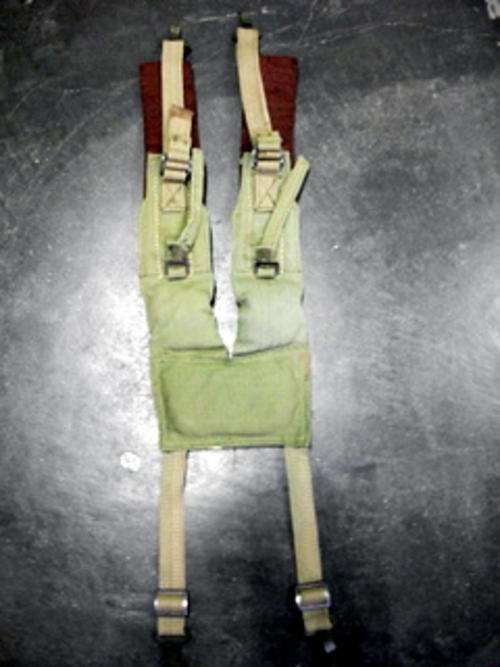 SKELETON WEBBING WITH PADDED SHOULDER STRAPS