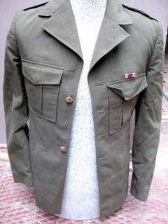 OLD S A ARMY BROWN DRESS JACKET SIZE +-SMALL