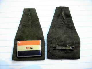 PAIR SADF OLD SOUTH AFRICAN FLAG BADGES