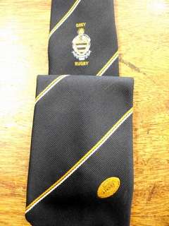 RUGBY TIE - GREY COLLEGE RUGBY  BY CHRISTIE
