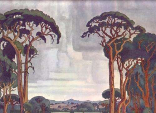 J.H. Pierneef - Die Bosveld Transvaal