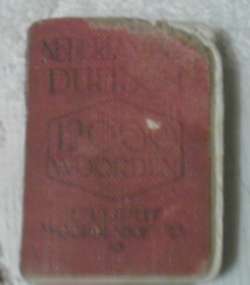 Miniature Dictionary - Dutch to German