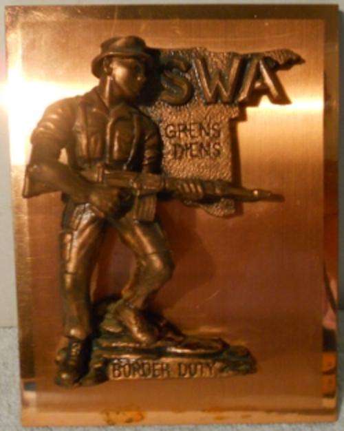 SWA Plaque "Grens Diens"
