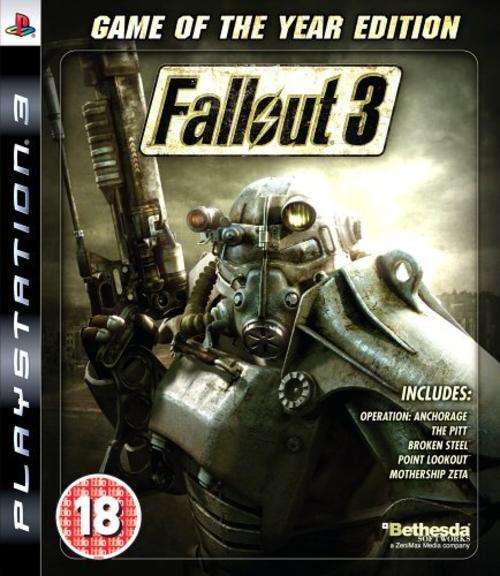 FALLOUT 3 GAME OF THE YEAR EDITION [ PS3 ] [ EXCELLENT CONDITION ] [ FREE SHIPPING ]