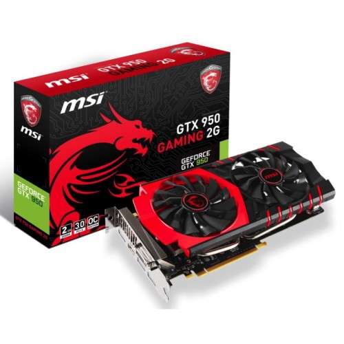 MSI GAMING 2G GTX 950 OC Edition 2GB GDDR5