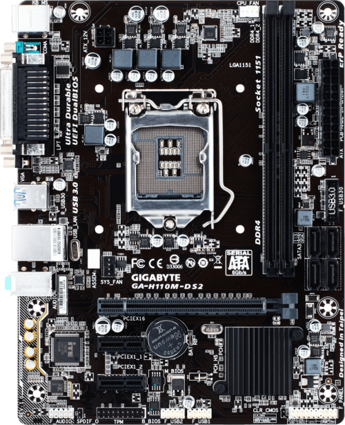 Gigabyte GA-H110M-DS2 Motherboard