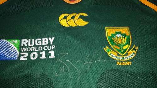 Springbok Rugby Jersey - Signed Bryan Habana