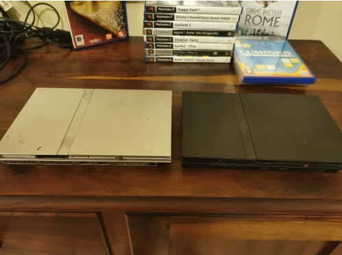 PS2 Combo with 2 Consoles and x13 Games
