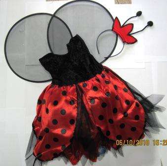 Lady Bug Costume-4-6 yrs