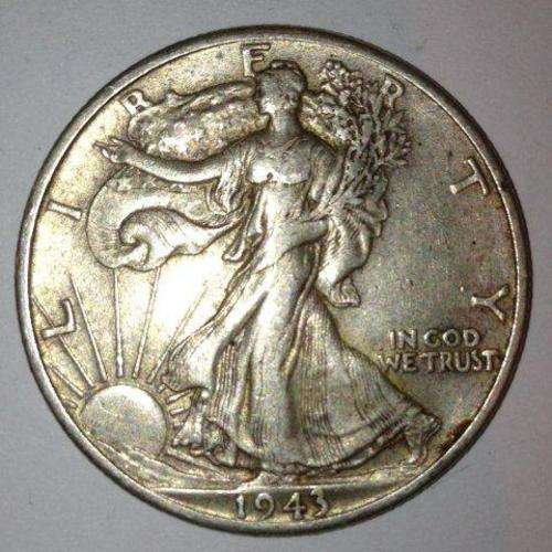 1943 Walking Liberty Half Dollar