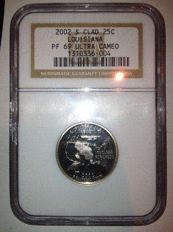 2002 PROOF 69 Ultra Cameo Qurarter Dollar. R1 Start!!!