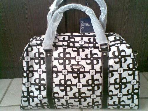 ~~AUTHENTIC POLO OVERNIGHT BAG BLK/WHITE~~