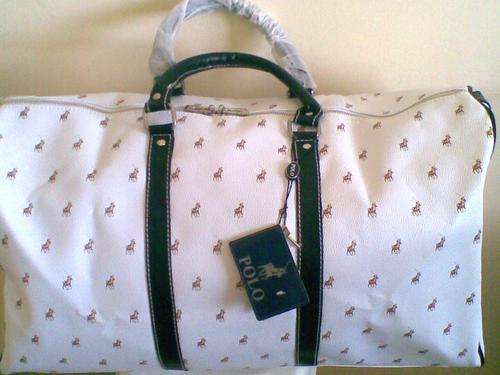 A MUST HAVE FOR THE HOLIDAYS!! HIS/HERS ***ORIGINAL POLO TRAVEL BAG-WHITE***