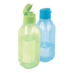 TUPPERWARE ECO BOTTLE SET OF 2--1 LTR EACH