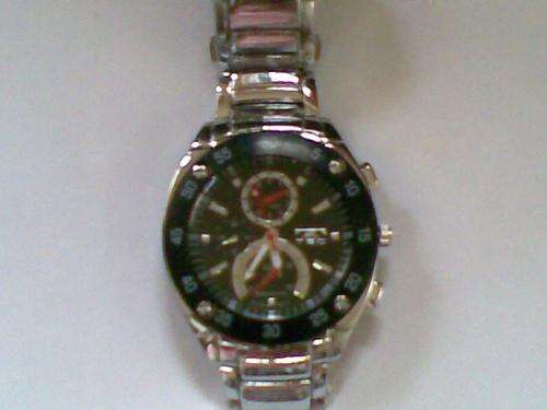 "TEC" MENS WATCH-BLACK/SILVER