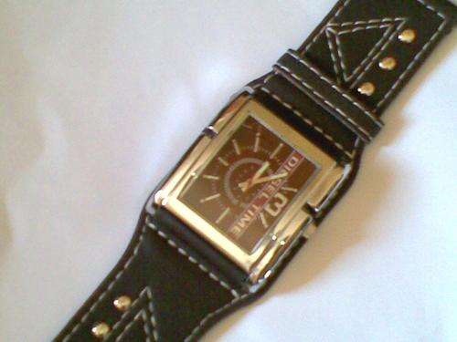 "DIESEL TIME" MENS WATCH-BROWN