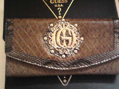 ^^^^GUESS<<<BROWN LADIES WALLET^^^