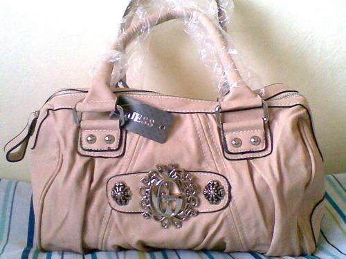 *****EXCLUSIVE"GUESS" LADIES HANDBAG-MINK*****