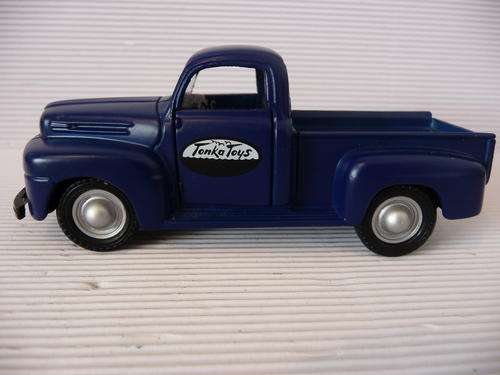 Tonka Motorized Power Trucks 1948 Ford F1 Fast Pull Back Motor, Opening Doors, Authentic Details