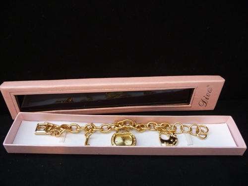 Diva Watch on Bracelette with Charms