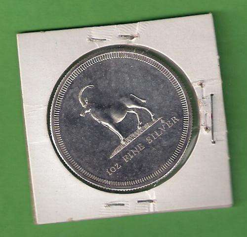 The Livingstone Mint, 1oz Fine Silver Coin