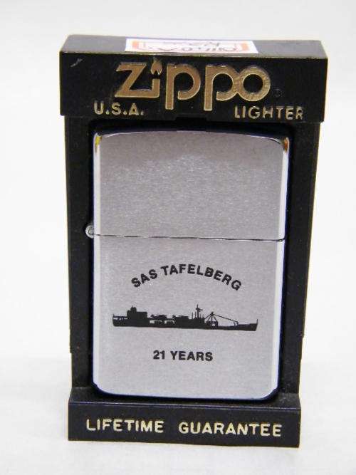 Zippo - SAS Tafelberg - 21 Years ( No. 10 of 50 ) 5 x 3.5cm - as per scan
