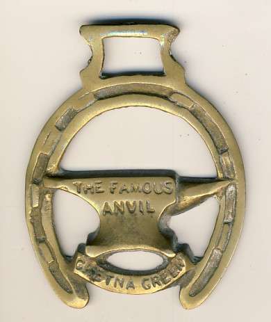 Horse Bronze with the famous anvil - as per scan