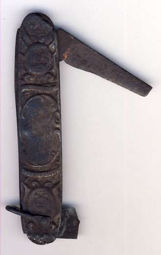 Kruger & De Wet knife - Well used broken blade - as per scan