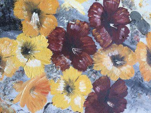 Beautiful flowers still life painting by Esterhuysen - as per photo