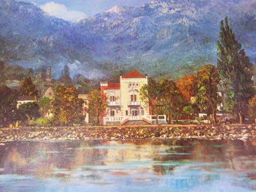 Gabriel de Jongh print - Laaste tuiste van President Paul Kruger - unframed - as per photo