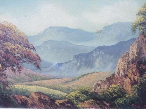 SG Popoff painting on board - as per photo