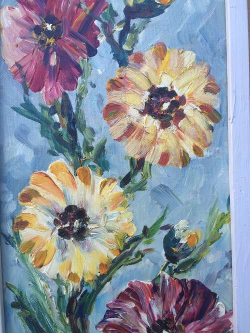 Oil on board painting by Dante Tamagno - as per photo