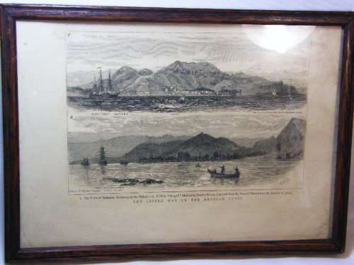 The little war on the Arabian coast print in frame